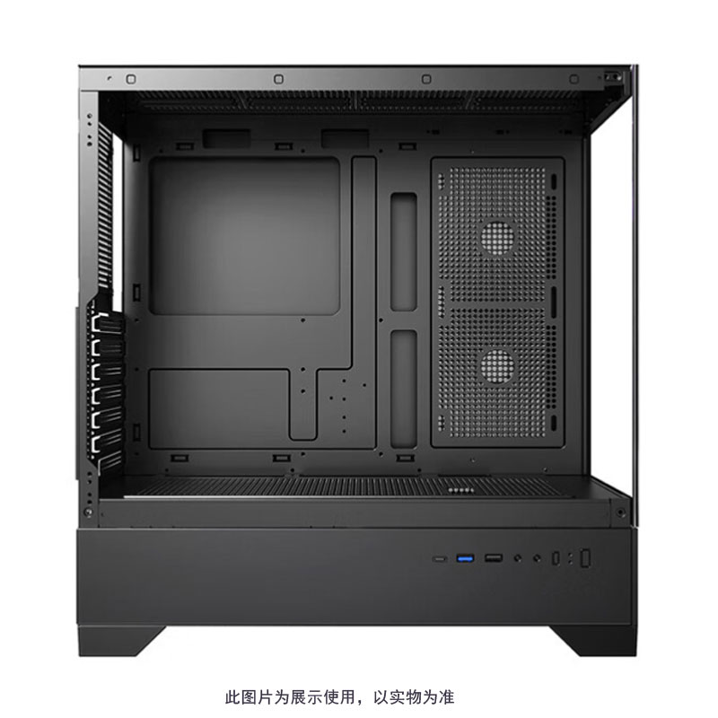 航嘉GX780A踏浪钢化玻璃全景侧透电脑台式机箱E-ATX水冷360机箱-图1