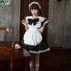 Cat teacher anime cosplay maid outfit black and white