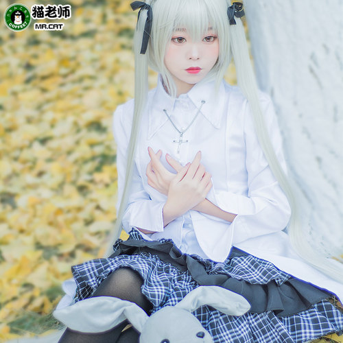 猫老师穹妹衣服装全套cosplay女装动漫萝莉装缘之空春日野穹制服 - 图3