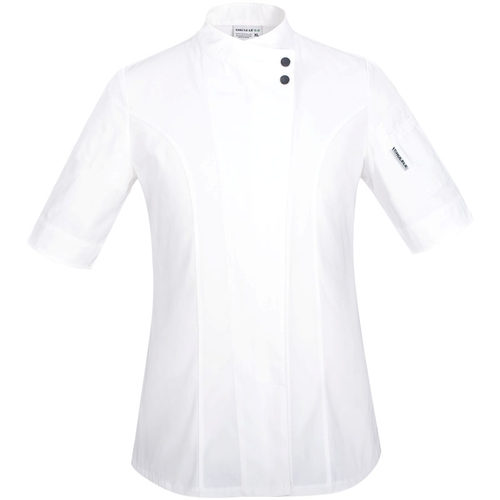 厨乐乐厨乐乐正品餐饮后厨女工作服短袖酒店烘焙厨师服面点师工装 - 图3