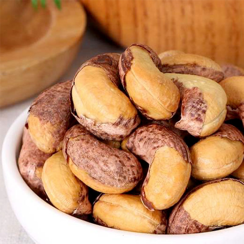 越南炭烧盐焗带皮特大颗特产开心果 强盛食品腰果