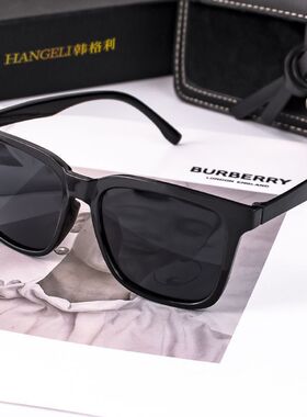 经典方框高级太阳镜男女防紫外线户外帅气骑行爬山墨镜防强光眼镜