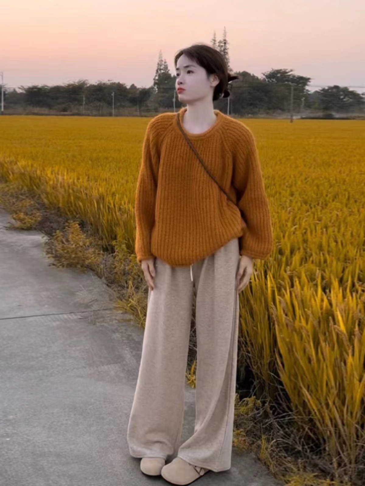 孕妇套装秋冬2026新款慵懒风优质绵羊绒宽松针织毛衣休闲上衣裤子,淘宝优惠券,粉丝福利购,淘宝优惠卷