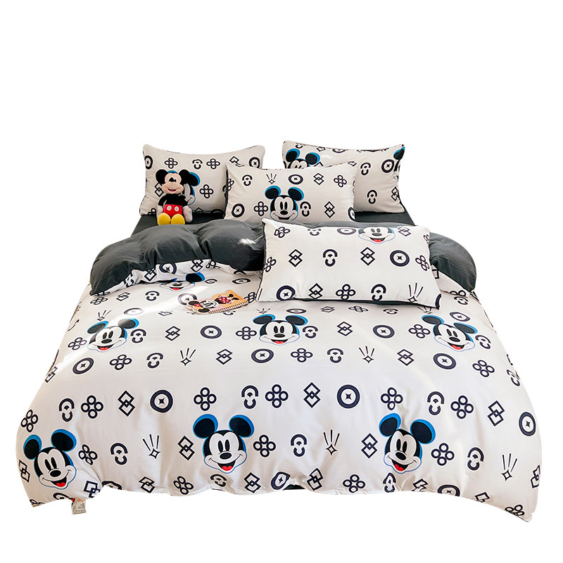 迪士尼卡通床上四件套全棉纯棉儿童床品被套宿舍床单人三件套床笠,淘宝优惠券,粉丝福利购,淘宝优惠卷