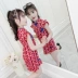Váy bé gái sườn xám váy mùa hè Hanfu phong cách Trung Quốc bé gái ngoại ngoại 2019 trẻ em váy công chúa mới - Váy