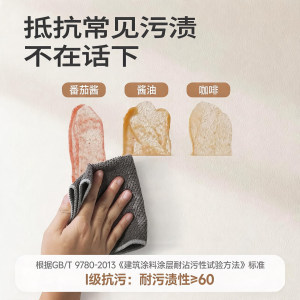 嘉宝莉罩面漆室内艺术墙面乳胶清漆保护防水透明水性哑光自刷油漆