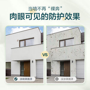 嘉宝莉外墙罩面漆真石漆水性透明防水防晒家用墙面乳胶保护罩光漆