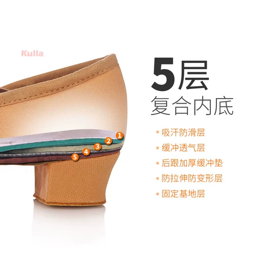 Танцевальные туфли для взрослых женская тренировочная обувь для обуви этнических танцев с танцами на каблуках женская средняя каблука