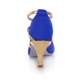 Новая женская латино -танцевальная обувь для взрослых среди высоких каблуков, новичка на высоком уровне.