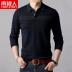 Jingdong mua sắm trung tâm áo len nam mùa thu và mùa đông áo len nam ve áo trung niên nam ấm áo len dài tay t - Áo len áo jacket nam Áo len