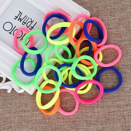 Эластичная прочная черная резинка для волос, японские и корейские, простой и элегантный дизайн