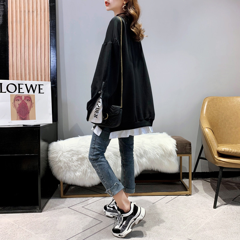 减10 2020春秋韩版套头潮女洋气卫衣 卡卡小镇卫衣/绒衫