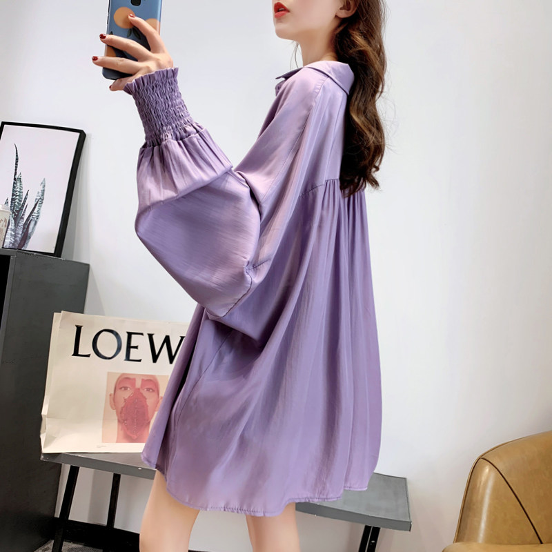 夏季很仙的防晒2020新款宽松衬衫 卡卡小镇衬衫