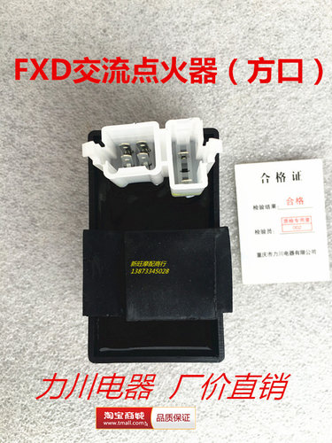 摩托车CG125FXD125/WY125GY6/70/100/110点火器交直流点火器 - 图1