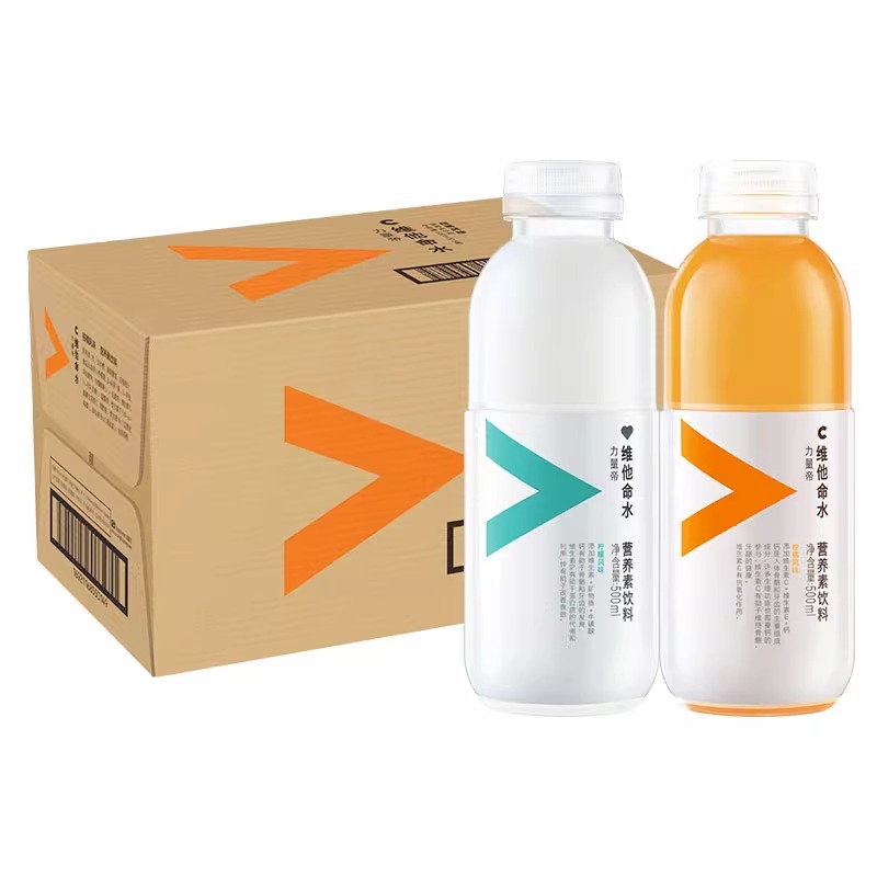 农夫山泉维他命水500ml*15瓶柠檬柑橘风味饮料整箱维c营养素饮料-图0