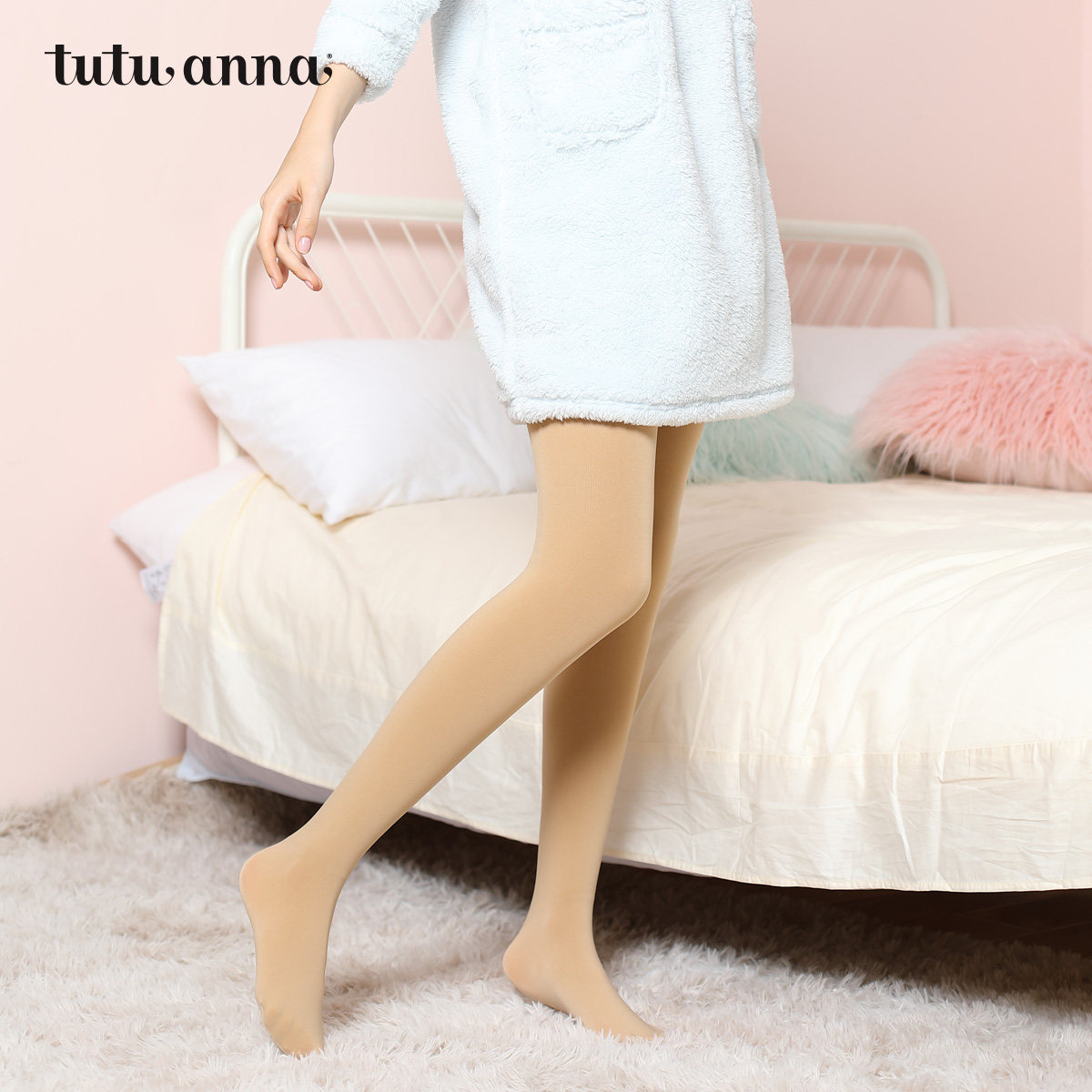 tutuanna连裤袜女秋冬300d美腿袜 tutuanna连裤袜/打底袜