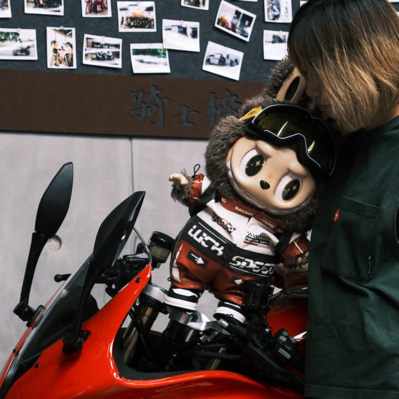 新品58首领zimomo赛车服搪胶公仔拉布布潮玩娃衣labubu原创衣服,淘宝优惠券,粉丝福利购,淘宝优惠卷