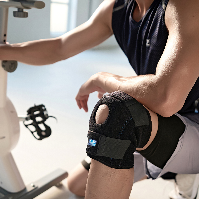 【保价30天】LP788CN轻薄款篮球跳绳跑步登山膝盖半月板专业护膝 - 图2