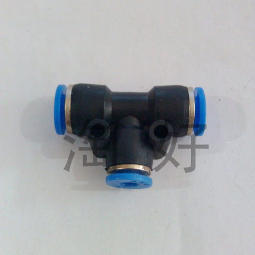 气动快插快速气管接头塑料直通PG8-6三通PEG10-8变径PW12-10白色 - 图1