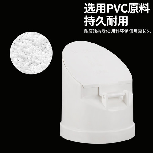 110排水管止逆阀止回阀下水管道排污防臭器堵口75/160防返臭配件 - 图3