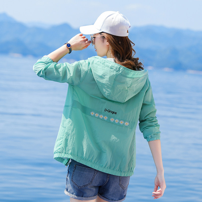 长袖防晒衣女2020 ins潮双层防晒服 幽香若兰服饰短外套