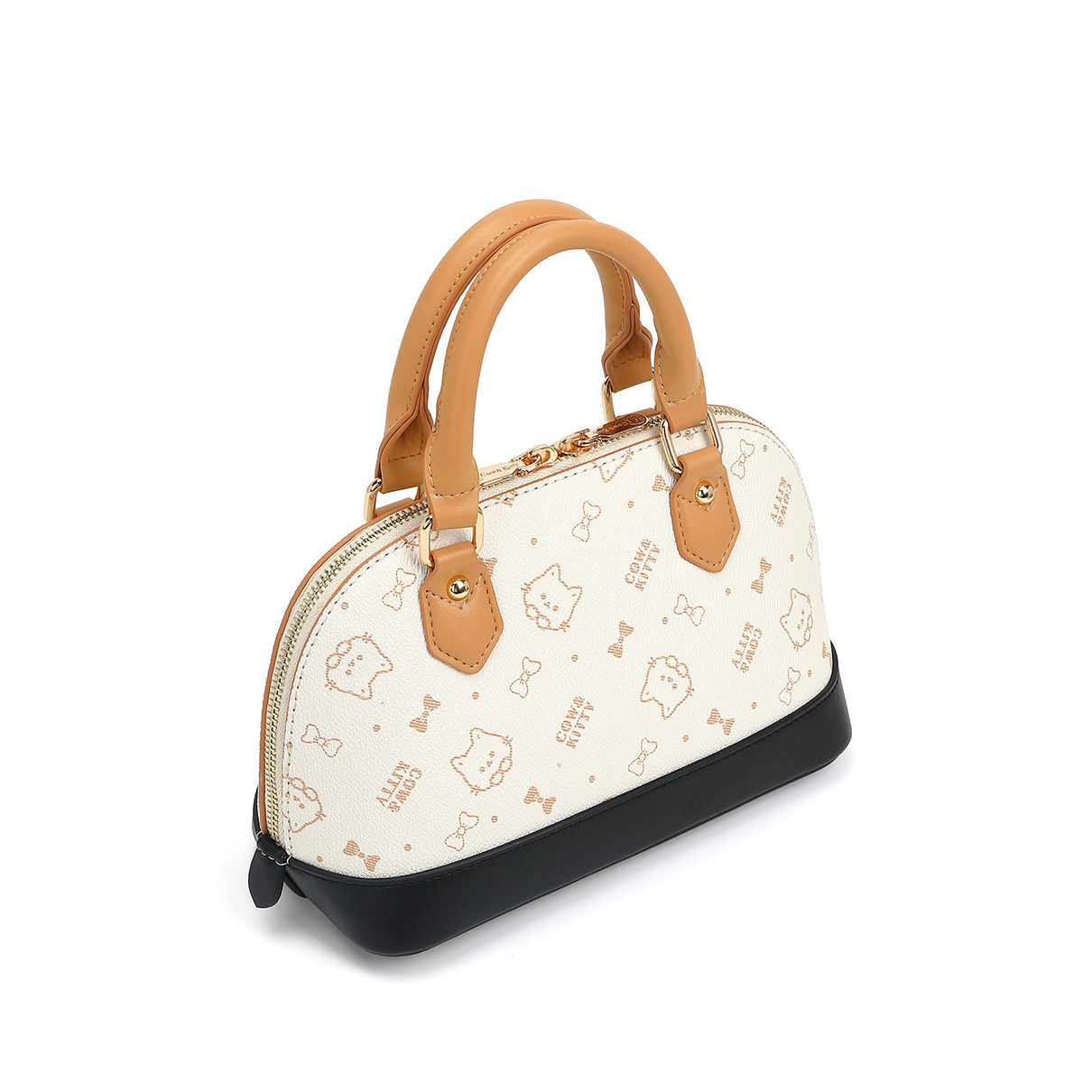 官方正品Cow&Kitty贝壳包女2025新款轻奢小众卡通日常手提斜挎包,淘宝优惠券,粉丝福利购,淘宝优惠卷