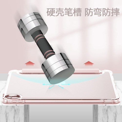 2024ipad保护套9壳air6平板22款pro适用苹果10带笔槽mini7防弯2021第九代十pad4全包2025透明ari5三折8防摔11 - 图1