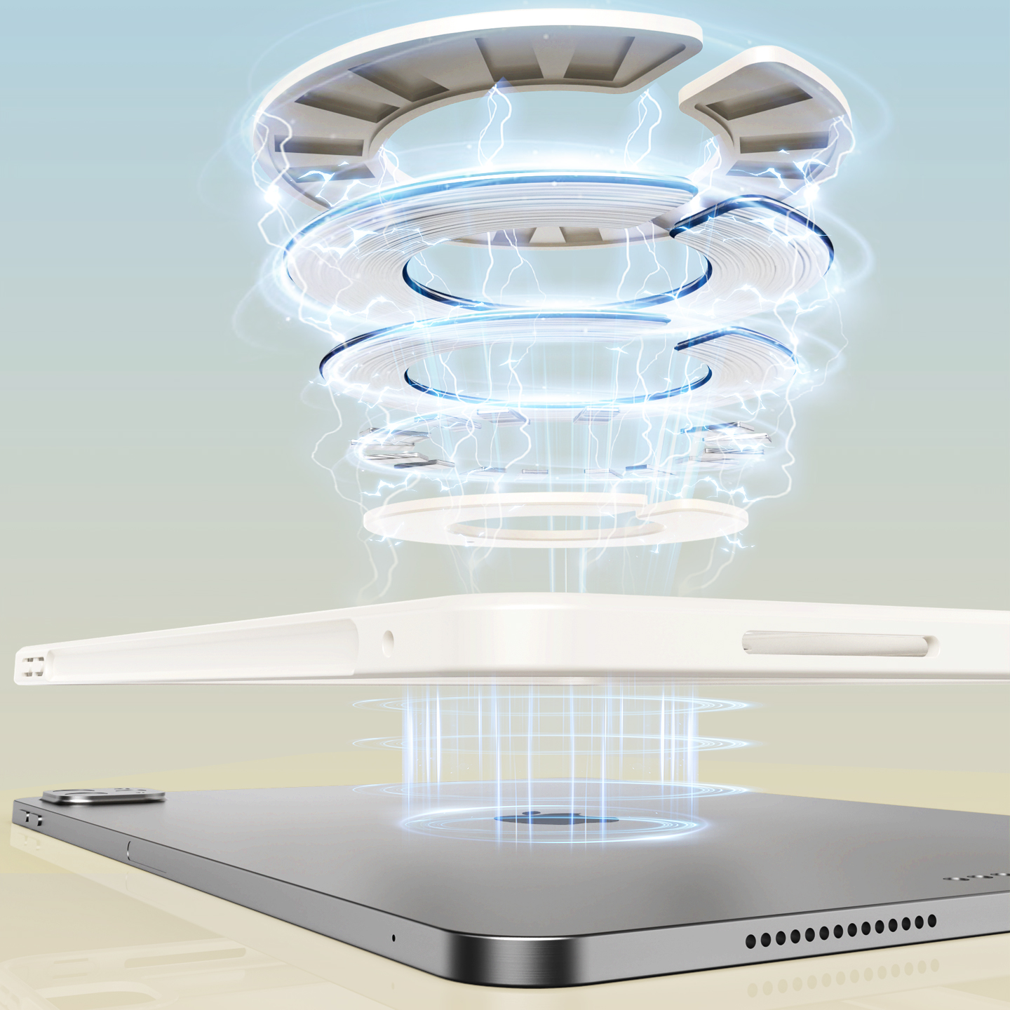 2025新款ipadpro保护套air7磁吸旋转6平板ipad11壳mini7苹果10代全包5防弯摔2024拆分13寸不带笔槽9轻薄高级8 - 图2