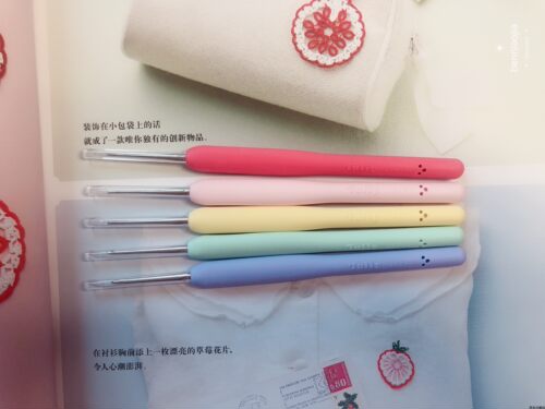 日本广岛原装进口Tulip糖果蕾丝单只钩针TB13系列单支装编织工具 - 图1