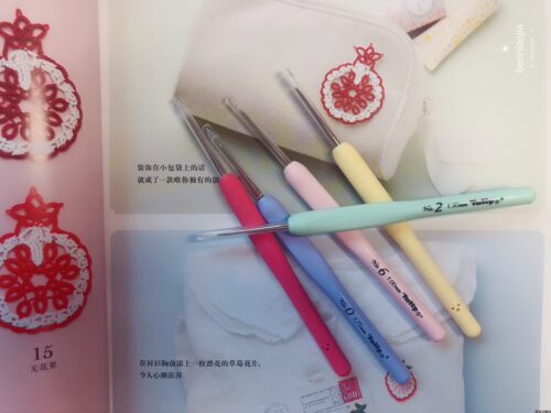 日本广岛原装进口Tulip糖果蕾丝单只钩针TB13系列单支装编织工具 - 图0