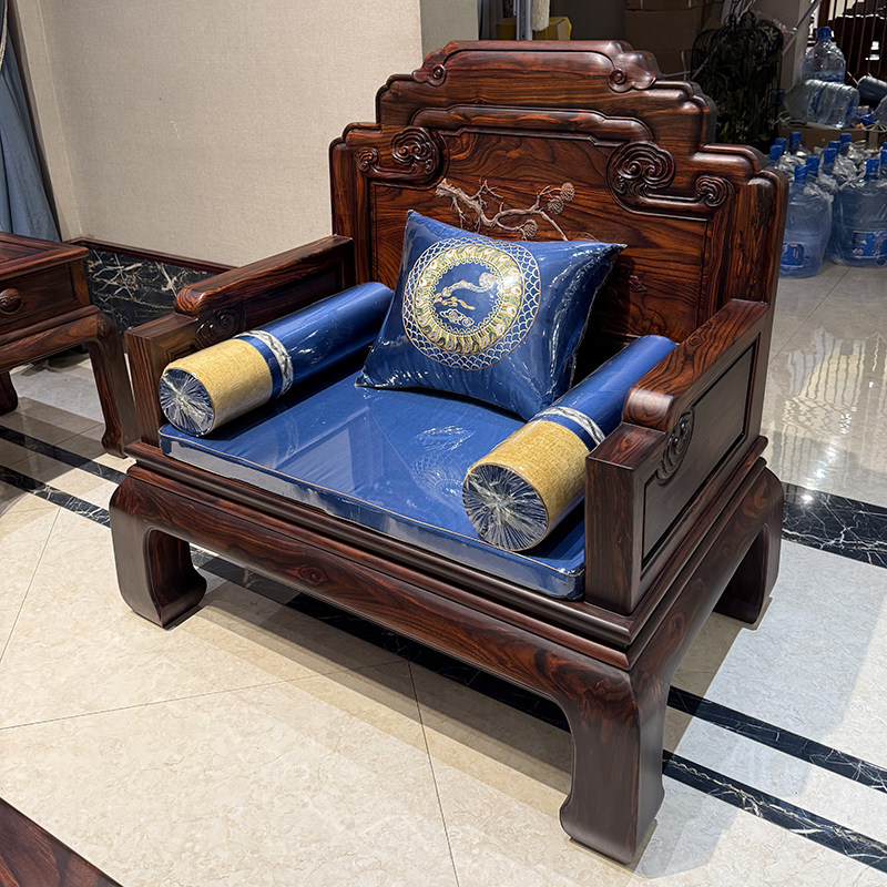 东阳国标红木印尼黑酸枝沙发组合客厅阔叶黄檀如意人生雕花沙发,淘宝优惠券,粉丝福利购,淘宝优惠卷