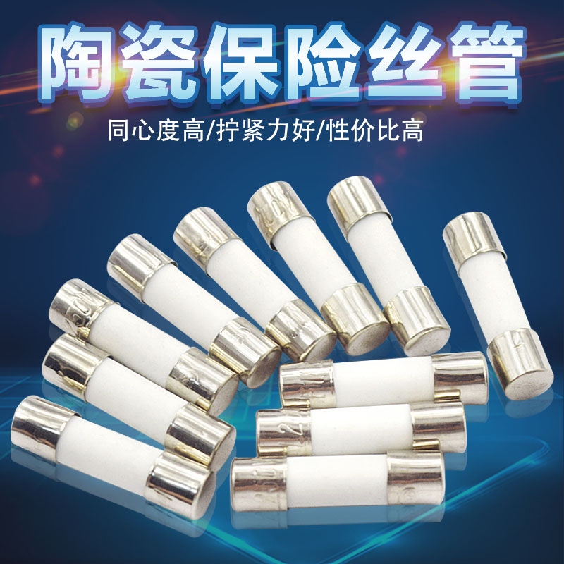 陶瓷保险丝管5x20mm250V熔断器保险管式万用表1A2A3A6A10A15A30安 - 图2