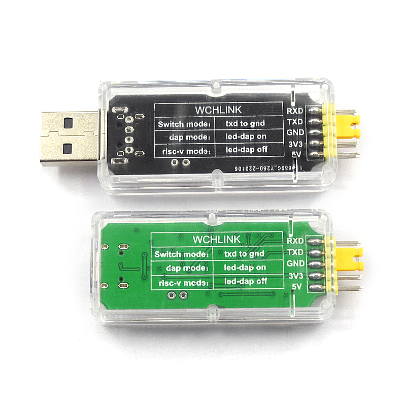 WCHLink仿真器DAPLINK下载TYPE-C调试CMSIS RISC-V在线SWDTTL ARM-图3