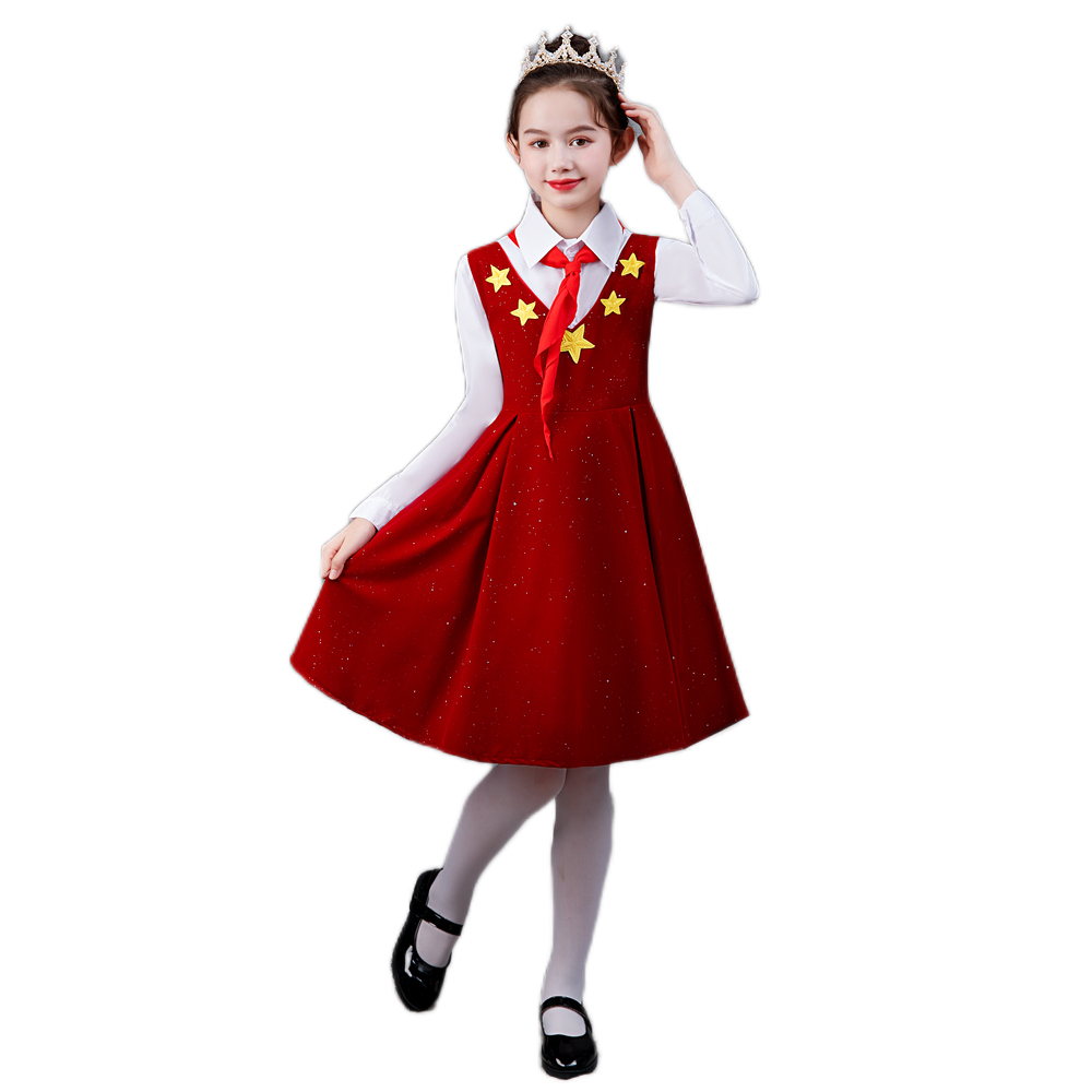 中小学生校服儿童大合唱演出服幼儿园园服业英伦风学院朗诵表演服