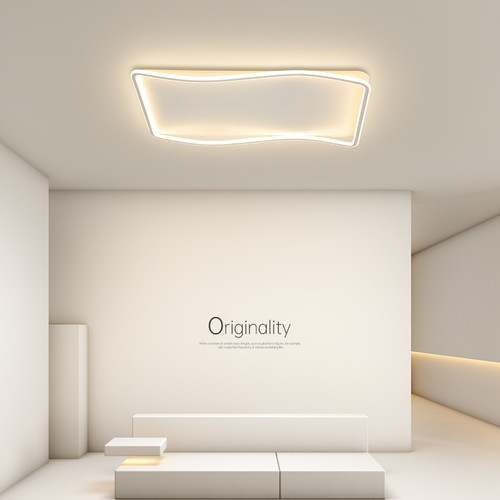 创意led吸顶灯客厅灯长方形简约现代主卧室灯餐厅书房中山房间灯 - 图0