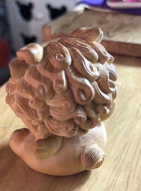 奇木手作·乐清非遗黄杨木雕招财进宝貔貅摆件文玩手把件工艺礼品