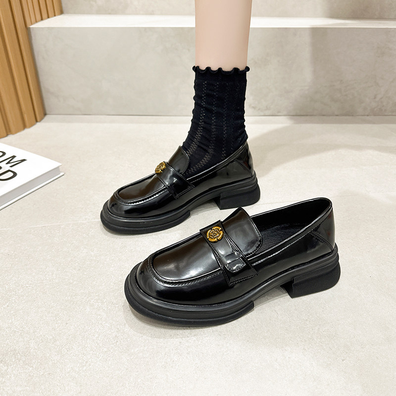 厚底乐福鞋小个子增高显脚小2025新款31码32码33小码女鞋34码春季,淘宝优惠券,粉丝福利购,淘宝优惠卷