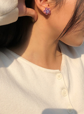 monote韩国swingset手工耳钉