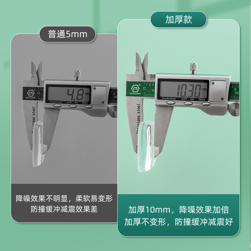 门把手防撞贴硅胶保护垫冰箱门防碰撞门后防磕碰缓冲神器静音墙贴