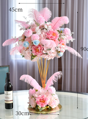 假花仿真花摆设餐桌花摆花桌摆
