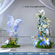 4S store delivery ceremony decorated with artificial flowers