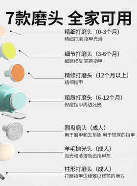 樱舒新生婴儿电动磨甲器