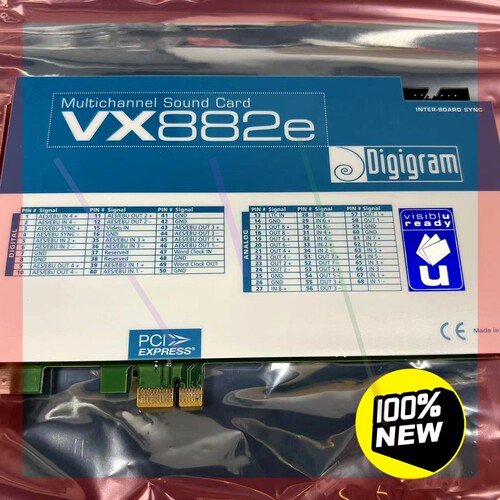 询价!全新 法国追梦 digigram vx882e 多声道声卡 - 图1