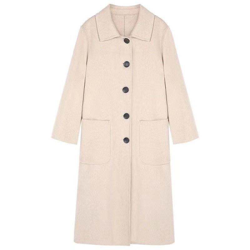 大码女装羊毛大衣女中长款2025秋冬新款宽松双面绒毛呢外套,淘宝优惠券,粉丝福利购,淘宝优惠卷