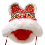 Истинный кролик Мао Новый год Дети Тигр Шляпа Тигр Шляпа