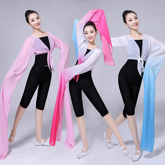 Practicing water sleeve Jinghong Tibetan classical dance clothing for children