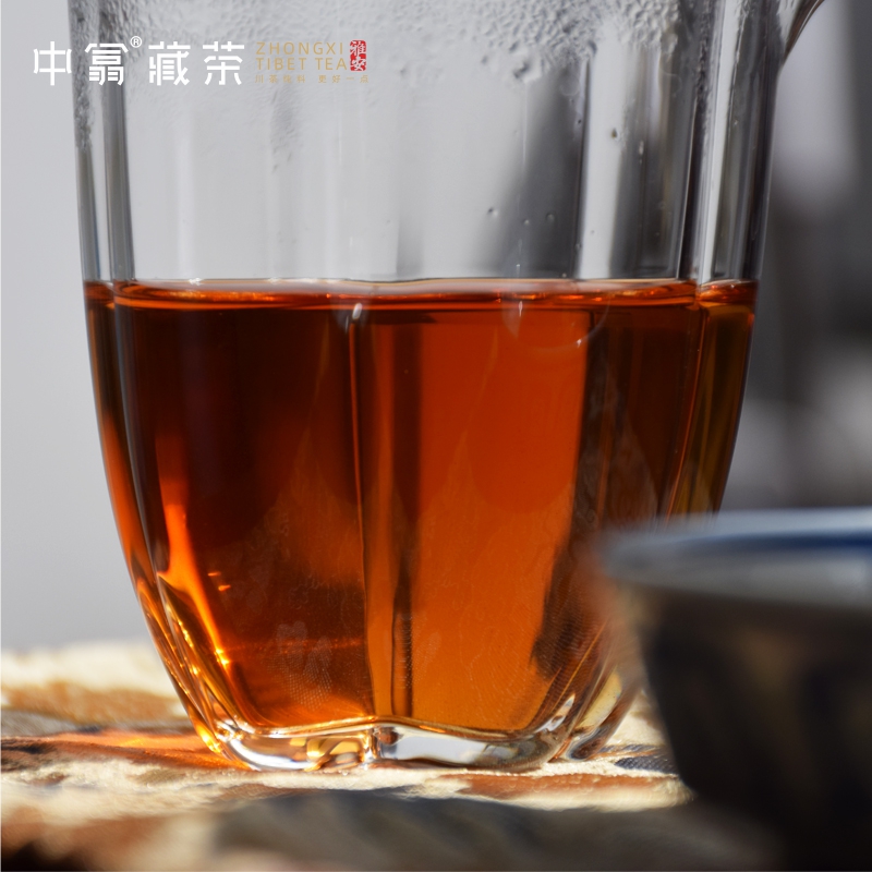 团结糯米香芽细258g方砖四川雅安藏茶黑茶南路边茶蔡龙茶厂2020年 - 图3