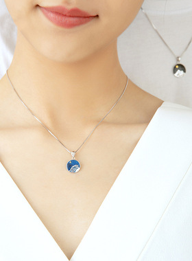 海项链一对男女款情侣