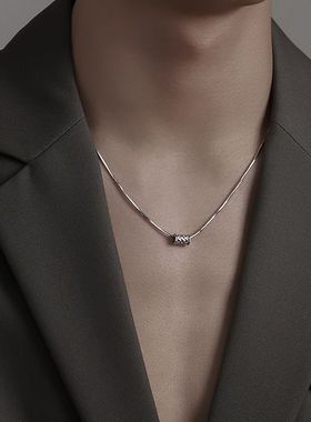 项链男潮蛇骨链潮牌百搭简约韩版