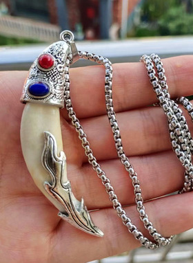 社会霸气个性长款项链毛衣链